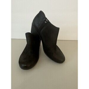 Dansko Raina Women's Ankle Boots, Black Burnished Nubuck size 38 Excellent